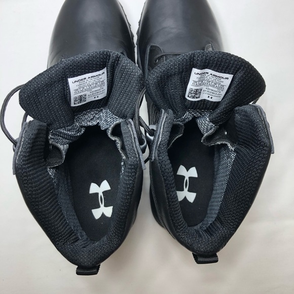 Under Armour 3021903-001 Men's Leather Stellar Tac Waterproof Black Boots 11.5 - Picture 12 of 14